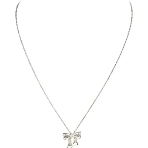 Pre-owned Jewellery, female, , Size: ONE SIZE Pre-owned Silver necklaces - Tiffany & Co. Pre-owned - Modalova