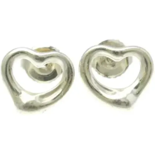 Pre-owned Jewellery, female, , Size: ONE SIZE Pre-owned Silver earrings - Tiffany & Co. Pre-owned - Modalova