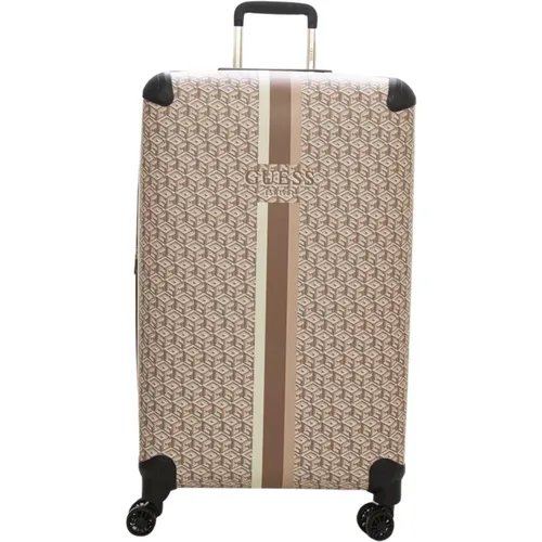Wilder 8-Wheeler Trolley with Multifunction Pockets , female, Sizes: ONE SIZE - Guess - Modalova