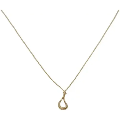 Pre-owned Gold necklaces , female, Sizes: ONE SIZE - Tiffany & Co. Pre-owned - Modalova