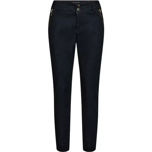 Dark Milton Hybrid Regular Jeans , female, Sizes: W33 - MOS MOSH - Modalova