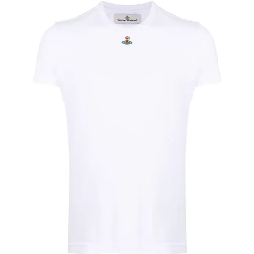 Orb Logo T-Shirts und Polos , Herren, Größe: XS - Vivienne Westwood - Modalova