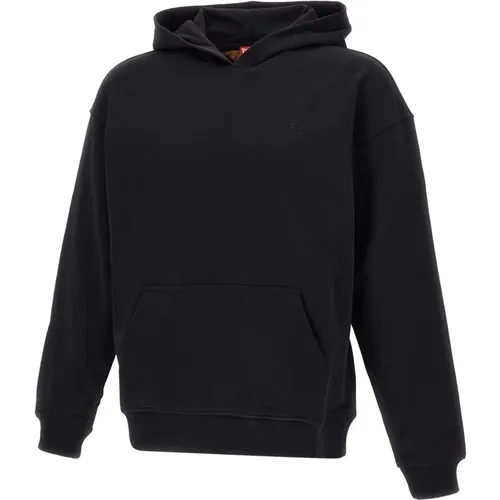 Schwarze Pullover für Männer , Herren, Größe: XL - Diesel - Modalova