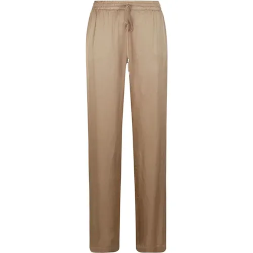 Viscose Trousers Made in Italy , female, Sizes: XS - Ermanno Scervino - Modalova