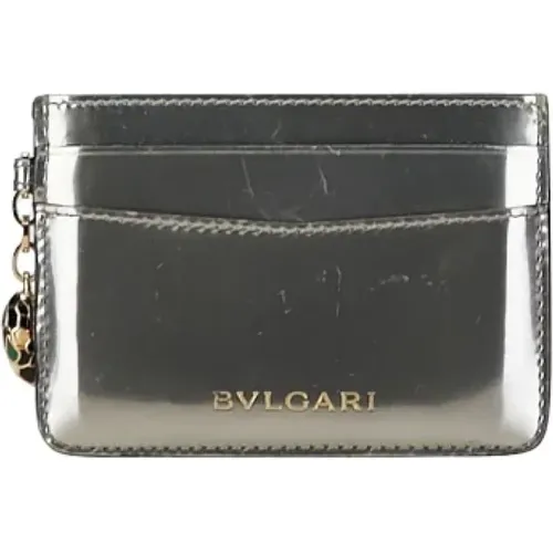 Pre-owned Wallets, female, , Size: ONE SIZE Pre-owned Leather wallets - Bvlgari Vintage - Modalova