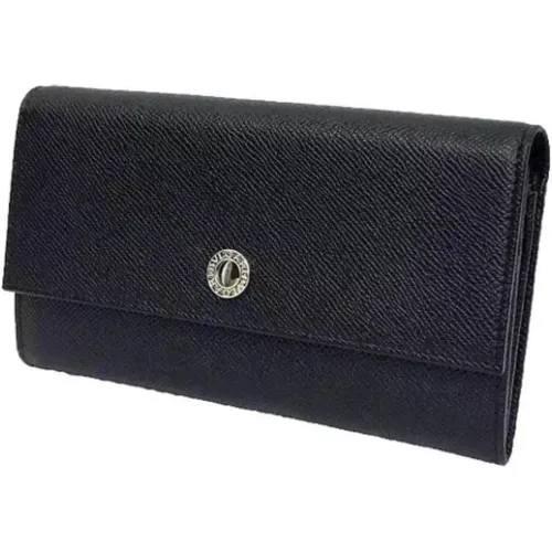 Pre-owned Leather wallets , female, Sizes: ONE SIZE - Bvlgari Vintage - Modalova