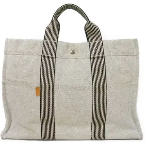 Pre-owned Canvas handbags , female, Sizes: ONE SIZE - Hermès Vintage - Modalova