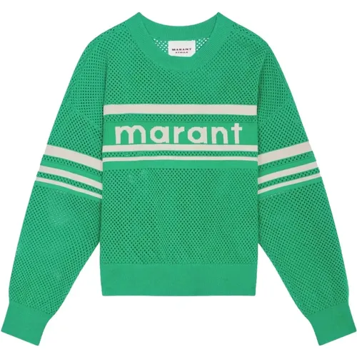 Arwen Sweatshirt Soft Material Logo Front , female, Sizes: S, M - Isabel Marant Étoile - Modalova