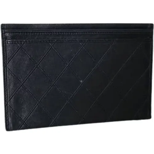 Pre-owned Wallets, female, , Size: ONE SIZE Pre-owned Canvas Wallet - Chanel Vintage - Modalova