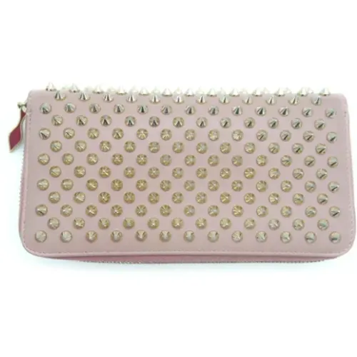 Pre-owned Wallets, female, , Size: ONE SIZE Pre-owned Canvas wallets - Christian Louboutin Pre-owned - Modalova