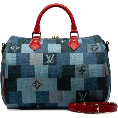 Pre-owned Denim handbags , female, Sizes: ONE SIZE - Louis Vuitton Vintage - Modalova