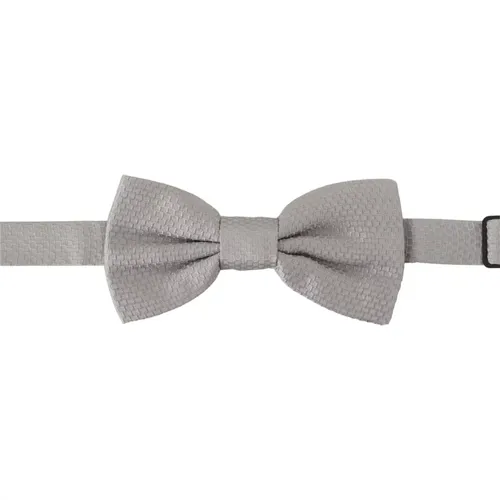 Bowties, male, , Size: ONE SIZE Elegant Silk Bow Tie - Dolce & Gabbana - Modalova