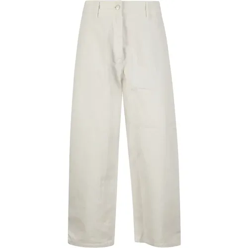 Denim Wide Crop Pants , female, Sizes: 2XS, S - Studio Nicholson - Modalova