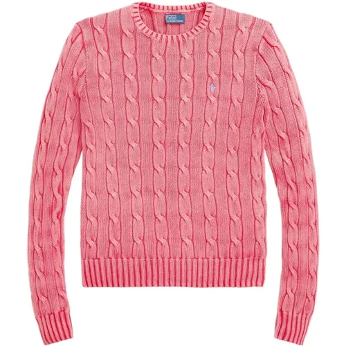 Coral Sweater with Polo Pony , female, Sizes: L, XL, S - Polo Ralph Lauren - Modalova