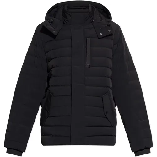 Down Jackets, male, , Size: S Down jacket with detachable hood - Moose Knuckles - Modalova