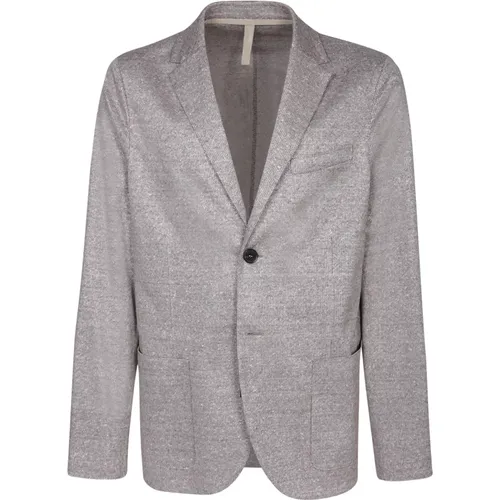 Beige Blazer for Men Ss24 , male, Sizes: L - Harris Wharf London - Modalova