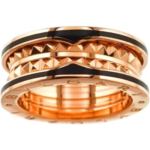 Pre-owned Jewellery, female, , Size: ONE SIZE Pre-owned Rose Gold rings - Bvlgari Vintage - Modalova