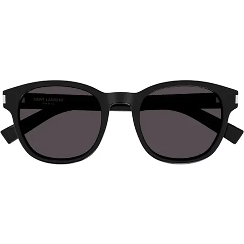 Schwarze Sonnenbrille für Frauen , Damen, Größe: 52 MM - Saint Laurent - Modalova