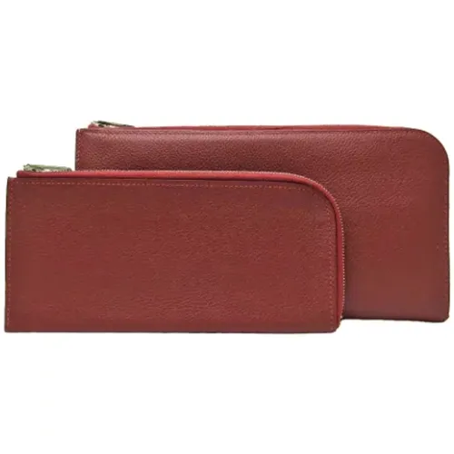 Pre-owned Leather wallets , female, Sizes: ONE SIZE - Hermès Vintage - Modalova