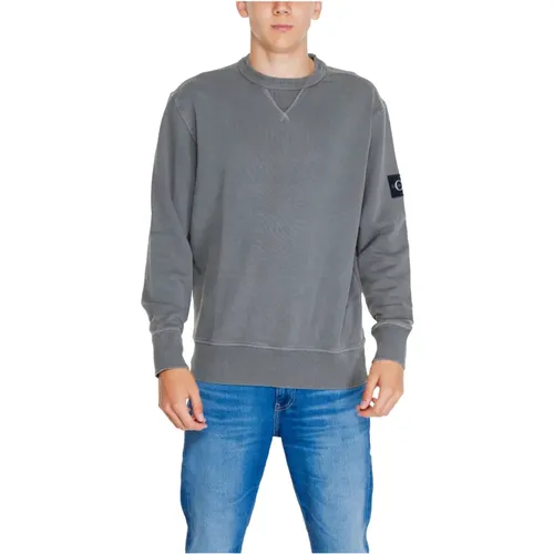 Badge Crew Sweatshirt - Calvin Klein Jeans - Modalova