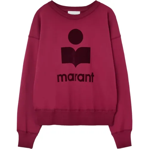 Bordeaux Logo Pullover , Damen, Größe: S - Isabel marant - Modalova