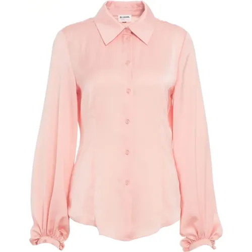 Womens Clothing Shirts Rose Ss24 , female, Sizes: L, M, S - Blugirl - Modalova