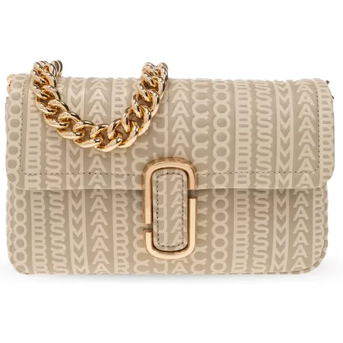 ‘The Monogram Leather J Marc’ shoulder bag , female, Sizes: ONE SIZE - Marc Jacobs - Modalova