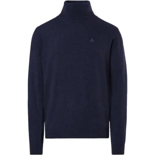 Turtlenecks, male, , Size: S 35%Pa 30%Wo 5%Vi Knit Turtleneck - North Sails - Modalova