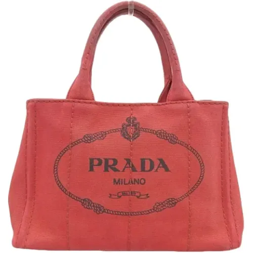 Pre-owned Tote Bags, female, , Size: ONE SIZE Pre-owned Leather prada-bags - Prada Vintage - Modalova