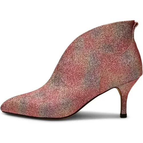 Valentine Glitter Low Bootie - Multi Lilac , female, Sizes: 4 UK, 5 UK, 8 UK, 7 UK, 6 UK, 3 UK - Shoe the Bear - Modalova