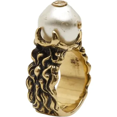 Pre-owned Metal rings , female, Sizes: ONE SIZE - Gucci Vintage - Modalova