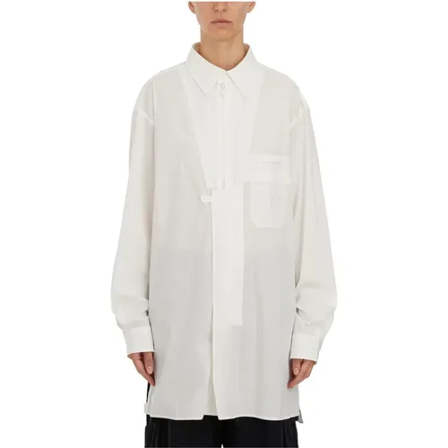 Oversized Baumwollhemd , Herren, Größe: 2XS - Y-3 - Modalova