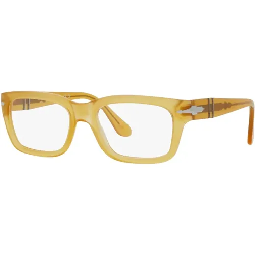 Glasses, unisex, , Size: 57 MM Stylish Eyewear Frames in Miele Color - Persol - Modalova