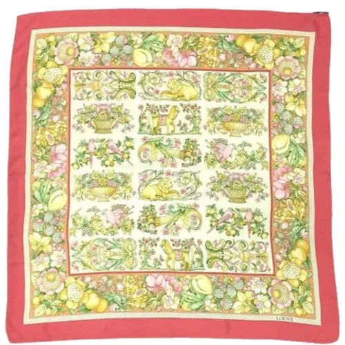 Pre-owned Scarves, female, , Size: ONE SIZE Pre-owned Silk Scarf - Loewe Pre-owned - Modalova