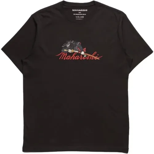 Embroidered T-Shirt , female, Sizes: S, L, M - Maharishi - Modalova