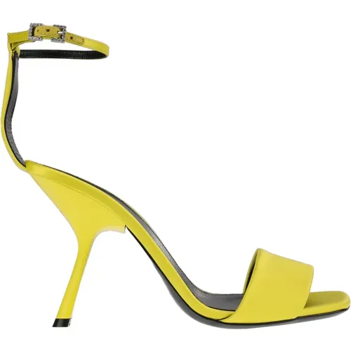 Fluoreszierende Gelbe Sandale , Damen, Größe: 40 EU - Sergio Rossi - Modalova