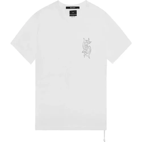 Cotton T-shirt with Printed Logo , male, Sizes: XL, 2XL, M, L - Ksubi - Modalova