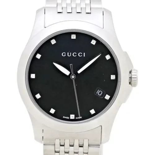 Pre-owned Watches, female, , Size: ONE SIZE Pre-owned Stainless Steel watches - Gucci Vintage - Modalova