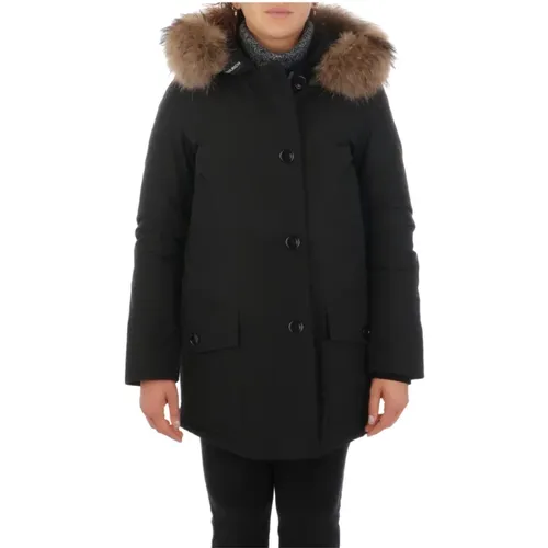 Simple Buttoned Coat , female, Sizes: XS, M, L, S - Woolrich - Modalova