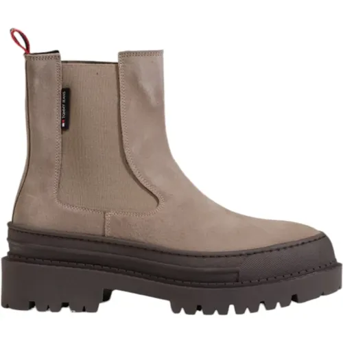 Wildleder Chelsea Stiefel Damen Herbst/Winter , Damen, Größe: 36 EU - Tommy Hilfiger - Modalova