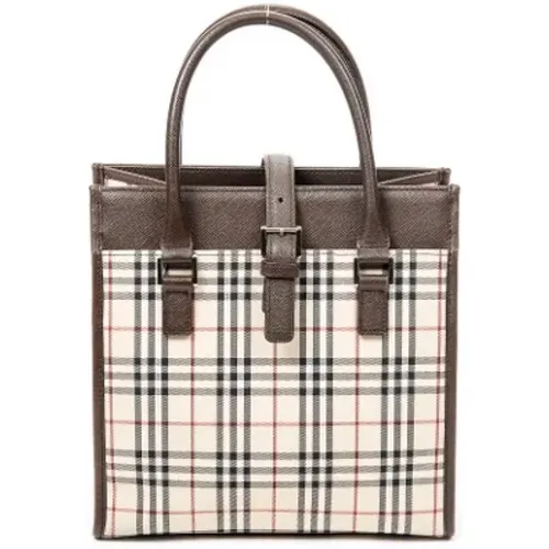 Pre-owned Canvas totes , female, Sizes: ONE SIZE - Burberry Vintage - Modalova