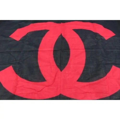 Pre-owned Scarves, female, , Size: ONE SIZE Pre-owned Silk scarves - Chanel Vintage - Modalova