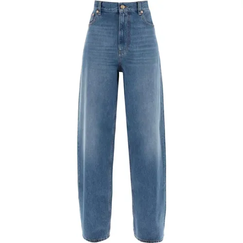 Lockere Jeans mit geradem Schnitt - Valentino Garavani - Modalova