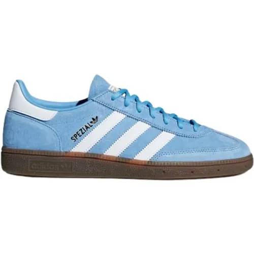 Blaue Wildleder Sneakers , Herren, Größe: 41 1/2 EU - Adidas - Modalova