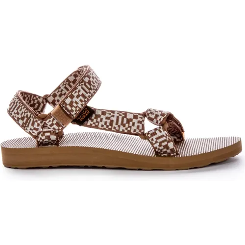 Beige Brown Sandals for Women , female, Sizes: 5 UK, 6 UK, 4 UK, 3 UK, 8 UK, 7 UK - Teva - Modalova