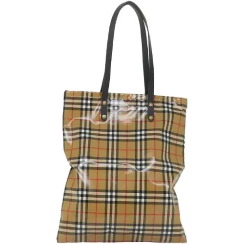 Pre-owned Tote Bags, female, , Size: ONE SIZE Pre-owned Canvas totes - Burberry Vintage - Modalova