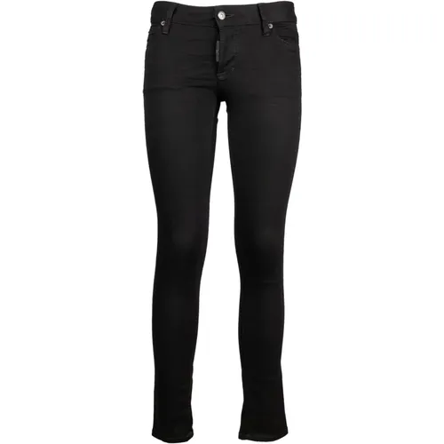 Jeanshose mit Baumwolle und Elasthan , Damen, Größe: 4XS - Dsquared2 - Modalova