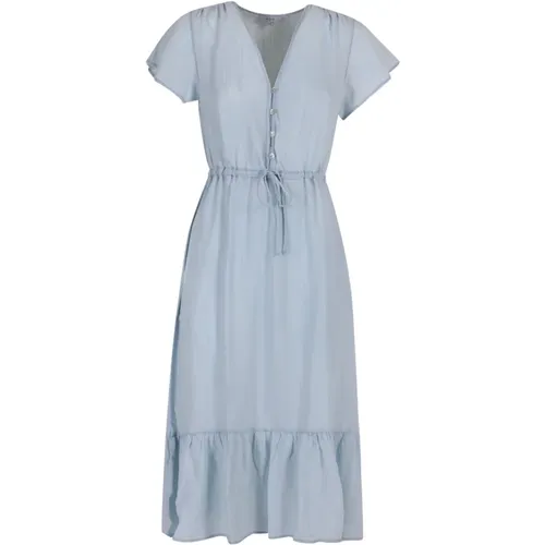 Lässiges Kleid mit Taillenband und V-Ausschnitt - Rails - Modalova