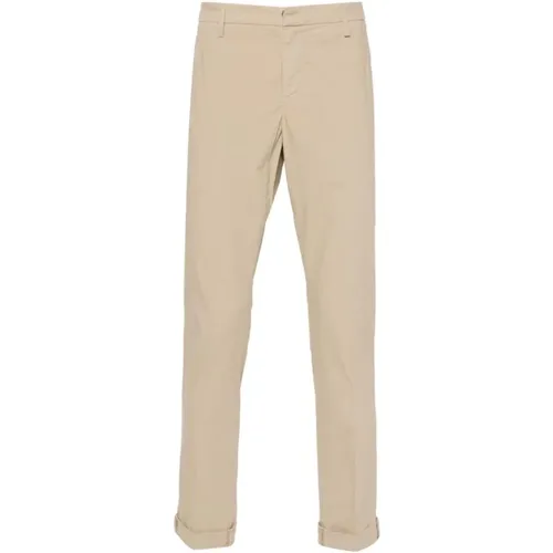 Straight Trousers, male, , Size: W32 Stylish Pant 016C for Men - Dondup - Modalova