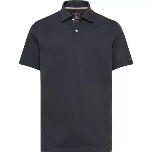 Hochleistungs-Piqué-Polo-Shirt , Herren, Größe: M - Boggi Milano - Modalova